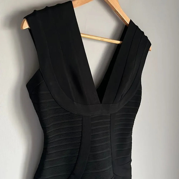 Herve Leger Noma Signature Essential Bandage Dress, Black - Picture 8 of 15
